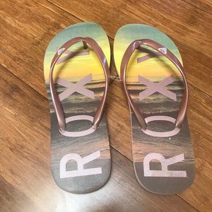 ROXY Flip Flop Size 6 Women's Swimming Beach